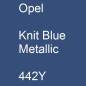 Preview: Opel, Knit Blue Metallic, 442Y.